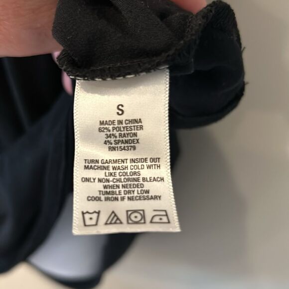 Aeropostale Women's Black Open Chest Sleeveless Mini Dress Size Small - Picture 3 of 8